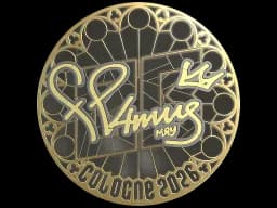 Sticker | FL4MUS (Gold) | Cologne 2026