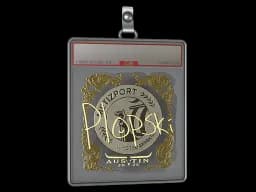 Sticker Slab | Plopski (Gold) | Austin 2025