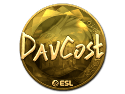 Sticker | DavCost (Gold) | Katowice 2019