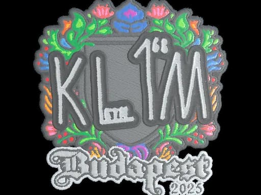 Sticker | kl1m (Embroidered) | Budapest 2025