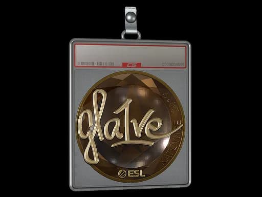 Sticker Slab | gla1ve (Gold) | Katowice 2019
