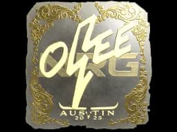 Sticker | oSee (Gold) | Austin 2025