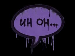 Sealed Graffiti | Uh Oh (Monster Purple)