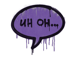 Sealed Graffiti | Uh Oh (Monster Purple)