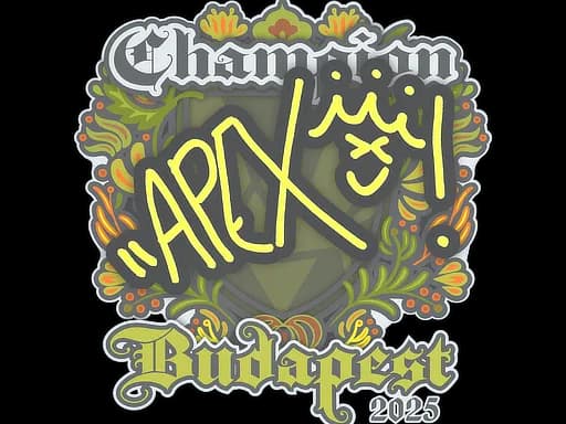 Sticker | apEX (Champion) | Budapest 2025