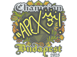 Sticker | apEX (Champion) | Budapest 2025