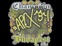 Sticker | apEX (Champion) | Budapest 2025