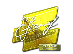 Sticker | flamie (Foil) | Atlanta 2017