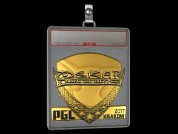 Sticker Slab | oskar (Gold) | Krakow 2017