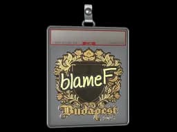 Sticker Slab | blameF (Gold) | Budapest 2025
