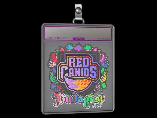 Sticker Slab | RED Canids (Holo) | Budapest 2025