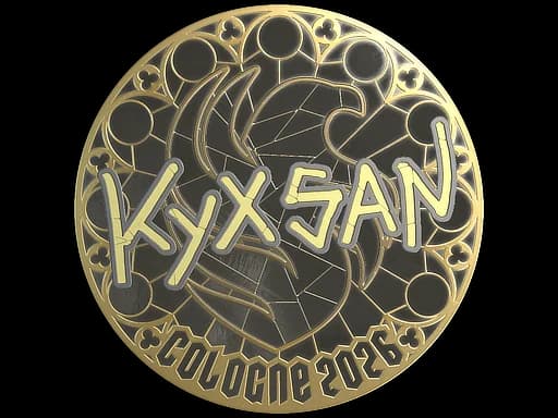 Sticker | kyxsan (Gold) | Cologne 2026