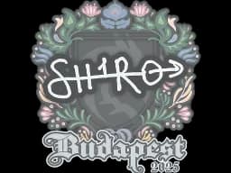 Sticker | sh1ro | Budapest 2025