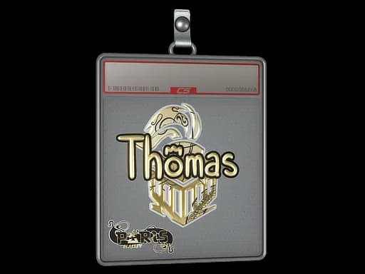 Sticker Slab | Thomas (Gold) | Paris 2023