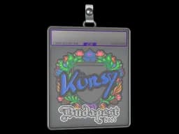 Sticker Slab | Kursy (Embroidered) | Budapest 2025