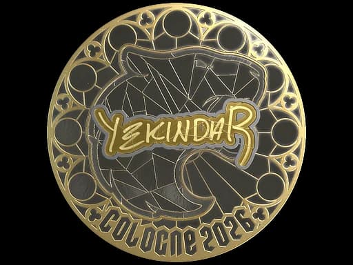 Sticker | YEKINDAR (Gold) | Cologne 2026