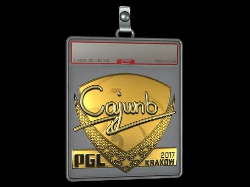 Sticker Slab | cajunb (Gold) | Krakow 2017
