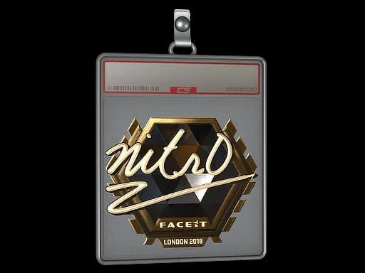 Sticker Slab | nitr0 (Gold) | London 2018