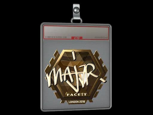 Sticker Slab | MAJ3R (Gold) | London 2018