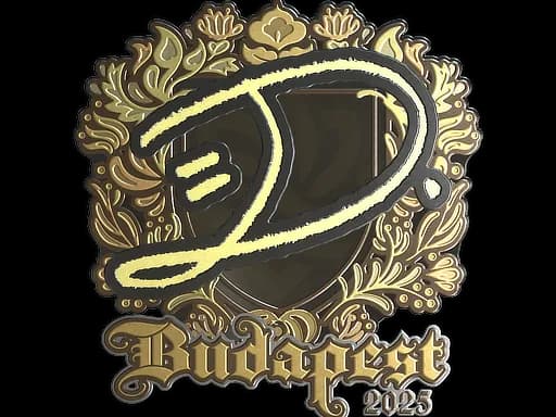 Sticker | dumau (Gold) | Budapest 2025