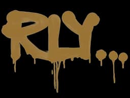Sealed Graffiti | Rly (Desert Amber)