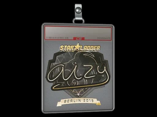 Sticker Slab | aizy (Gold) | Berlin 2019