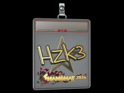 Sticker Slab | hallzerk (Gold) | Shanghai 2024