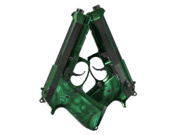 Dual Berettas | Polished Malachite (Factory New)