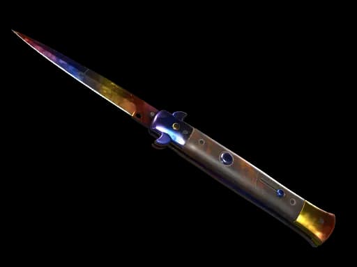 ★ StatTrak™ Stiletto Knife | Marble Fade (Factory New)