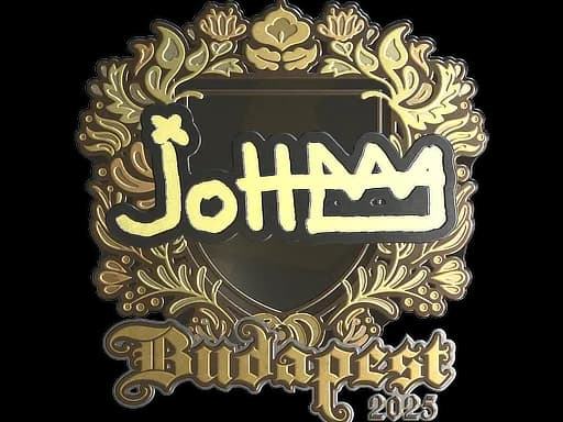 Sticker | jottAAA (Gold) | Budapest 2025