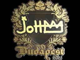 Sticker | jottAAA (Gold) | Budapest 2025