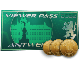 Antwerp 2022 Viewer Pass + 3 Souvenir Tokens