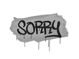 Sealed Graffiti | Sorry (Shark White)