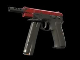 CZ75-Auto | Crimson Web (Well-Worn)