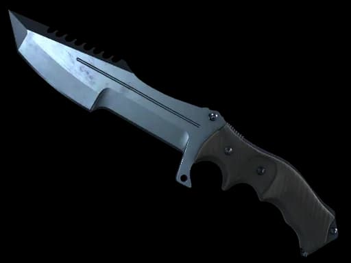 ★ StatTrak™ Huntsman Knife | Blue Steel (Well-Worn)