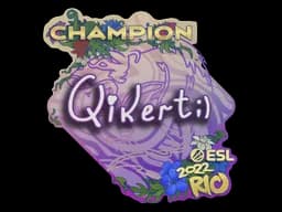 Sticker | qikert (Champion) | Rio 2022