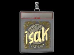 Sticker Slab | isak (Gold) | Austin 2025