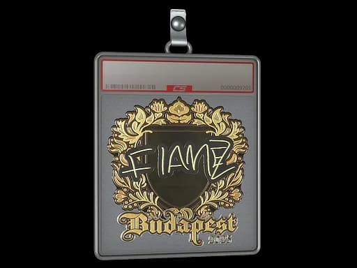 Sticker Slab | FlameZ (Gold) | Budapest 2025