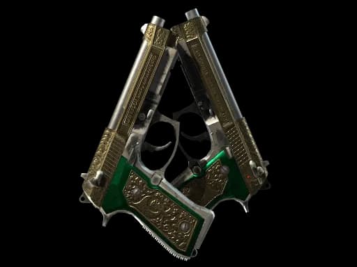 StatTrak™ Dual Berettas | Royal Consorts (Battle-Scarred)