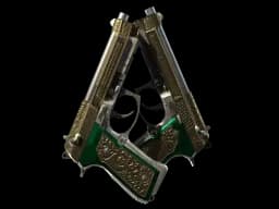 StatTrak™ Dual Berettas | Royal Consorts (Battle-Scarred)