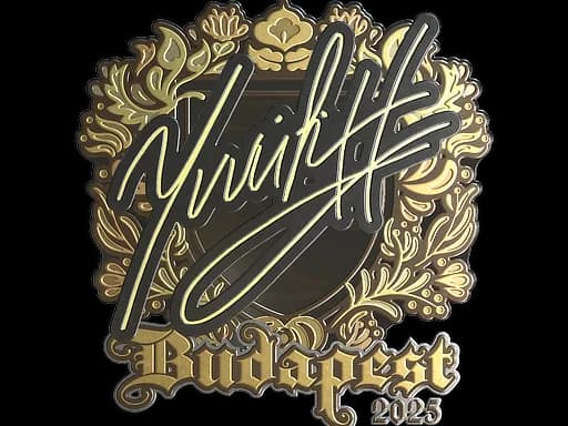 Sticker | yuurih (Gold) | Budapest 2025