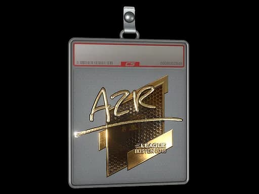 Sticker Slab | AZR (Gold) | Boston 2018