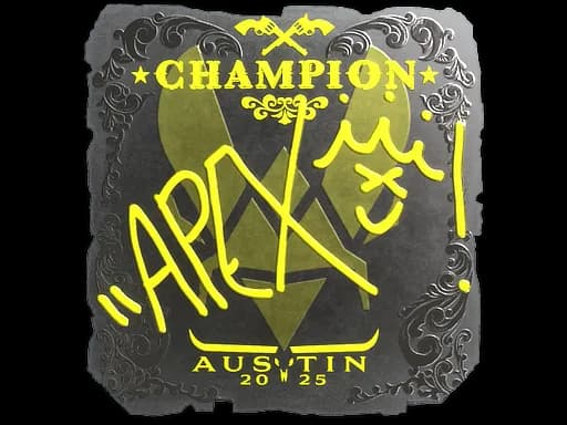 Sticker | apEX (Foil, Champion) | Austin 2025