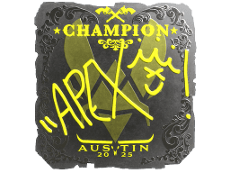 Sticker | apEX (Foil, Champion) | Austin 2025