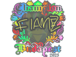 Sticker | FlameZ (Holo, Champion) | Budapest 2025