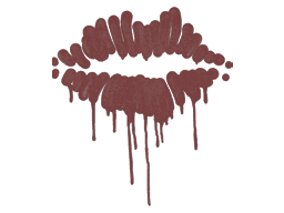 Sealed Graffiti | Kiss (Brick Red)