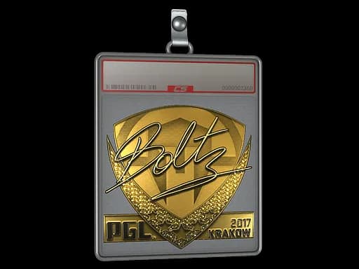 Sticker Slab | boltz (Gold) | Krakow 2017