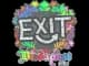 Sticker | exit | Budapest 2025 CS2 skin
