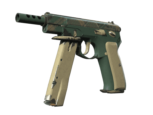 CZ75-Auto | Green Plaid (Field-Tested)