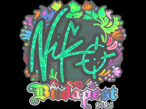 Sticker | NiKo (Holo) | Budapest 2025